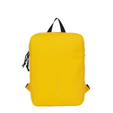 gelber rucksack