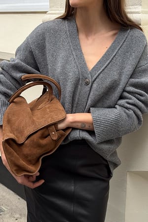 braune handtasche